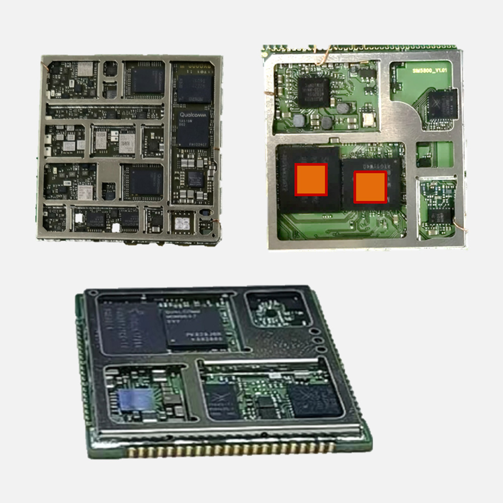 加热取下BGA，底部锡球洁净度情况